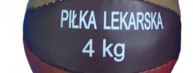 Medicinbal kožený, šitý 4kg