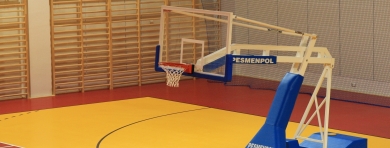 Pojízdný basketbalový koš PESMENPOL